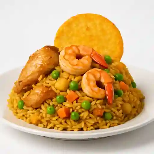 Arroz Con Pollo Y Camarón