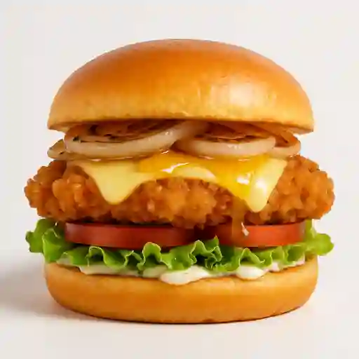 Combo Hamburguesa Pollo Apanado