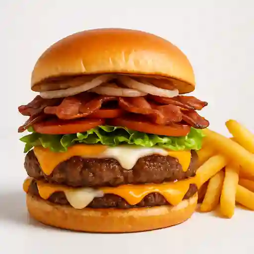 Combo Hamburguesa Keko Bacon