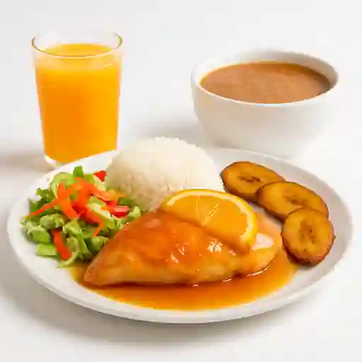 Pechuga a la naranja