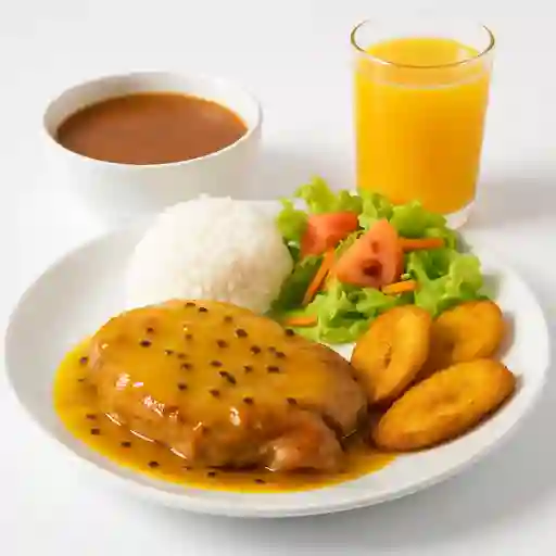 Cerdo ala maracuyá