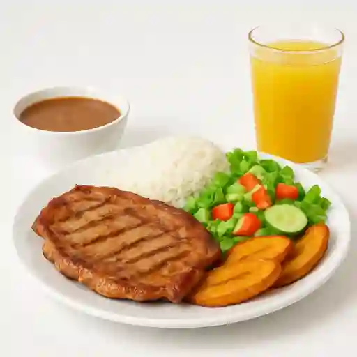 Cerdo en bistec