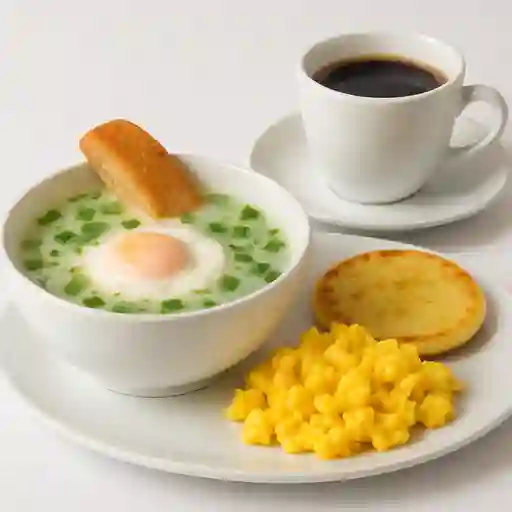 Desayuno con changua