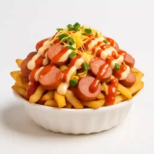Salchipapa especial