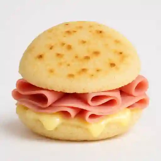 Arepa jamon + queso