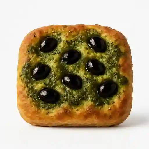 Focaccia de pesto