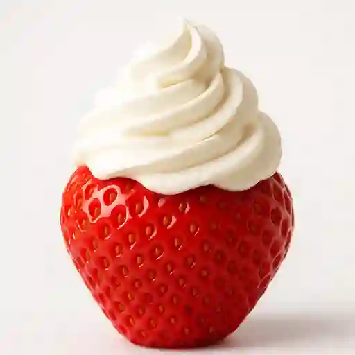 Fresa con crema grandes