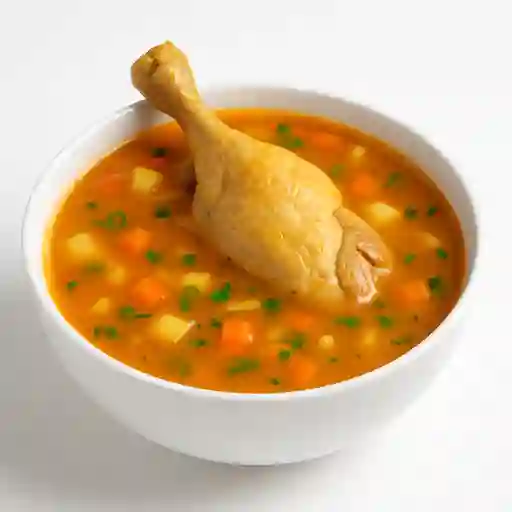 Sopa con presa