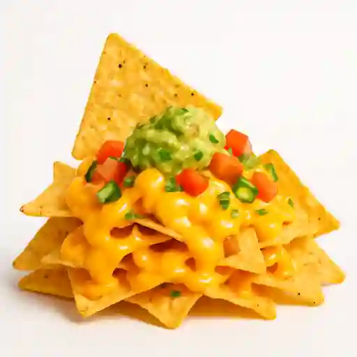 Porción de nachos con...