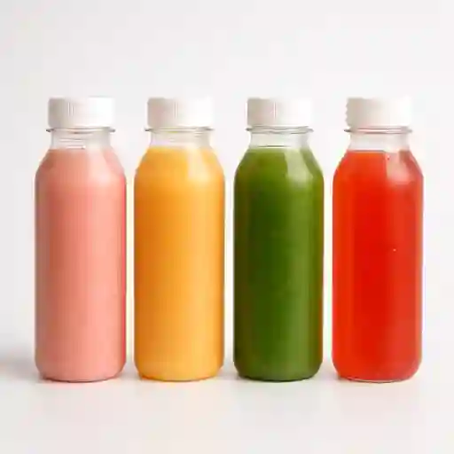 Jugos naturales en leche y en agua