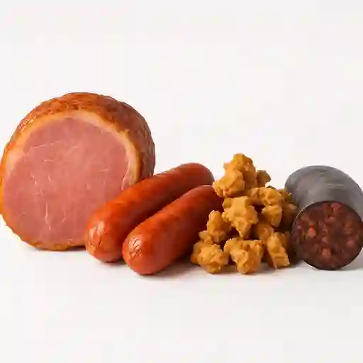 Bondiola + chorizo + chicharrón