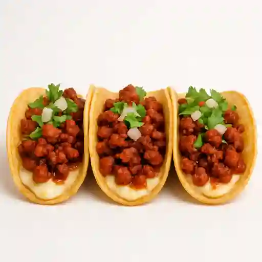 X3 Tacos Chorizo