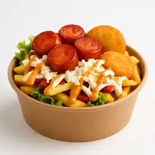 Salchipapa Chorizo