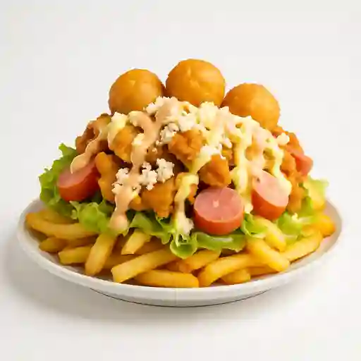 Salchipapa Salchipollo