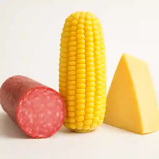 Salami y maíz