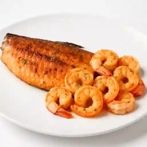 Trucha en camarones o al gusto