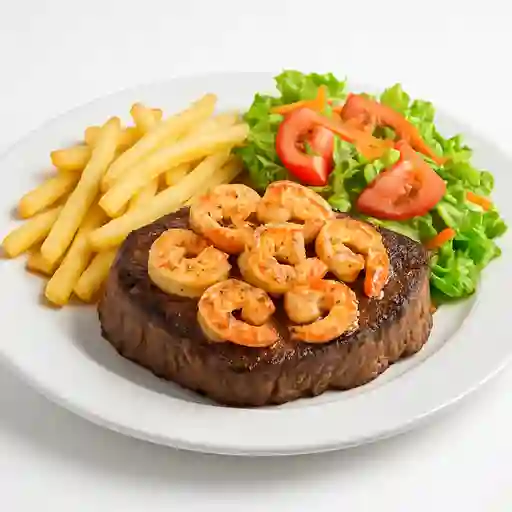 Lomito de aguja en camarones o al gusto