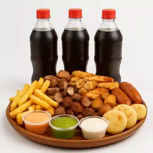 Picada para 3 + 3 Gaseosas