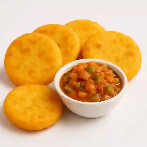 Arepa Frita con Hogao