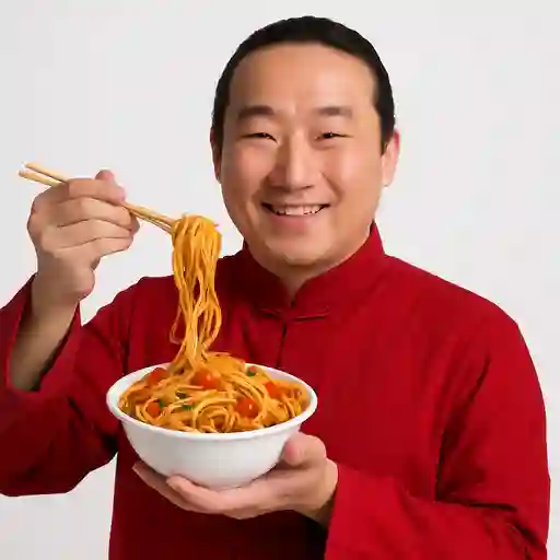 Chino con spaguetti 3 personas