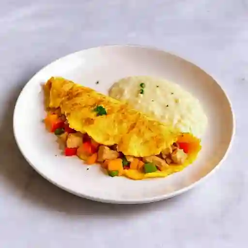 Omelete Pollo