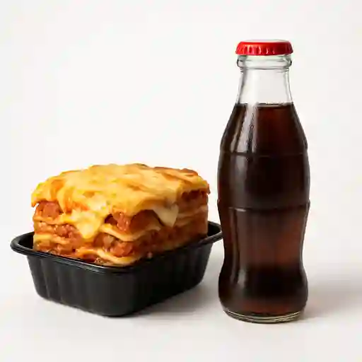 Combo Lasaña y Gaseosa 250 ml