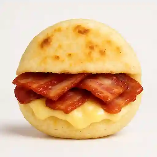 Arepa Tocineta y Queso