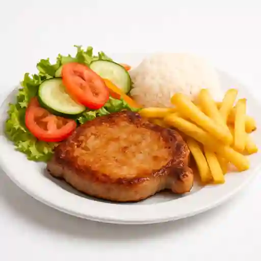 Chuleta de pollo o cerdo