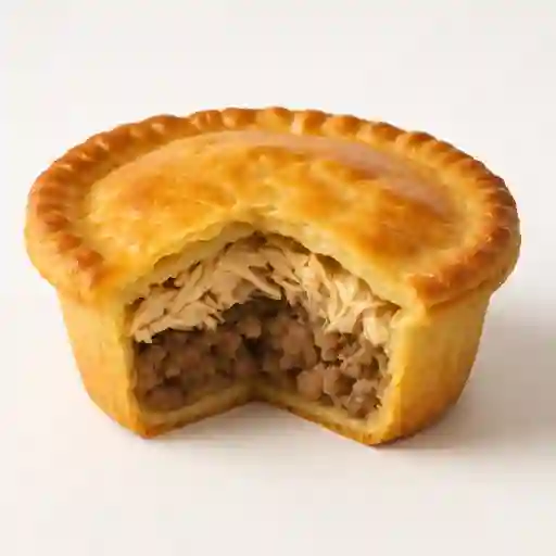 Pastel pollo y carne