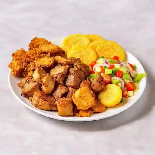 Picada Trifásica (Pollo-Res-Chicharrones)