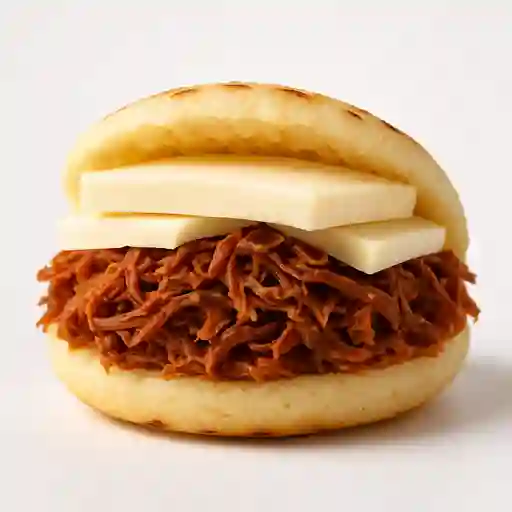 Arepa Rellena Carne y Queso