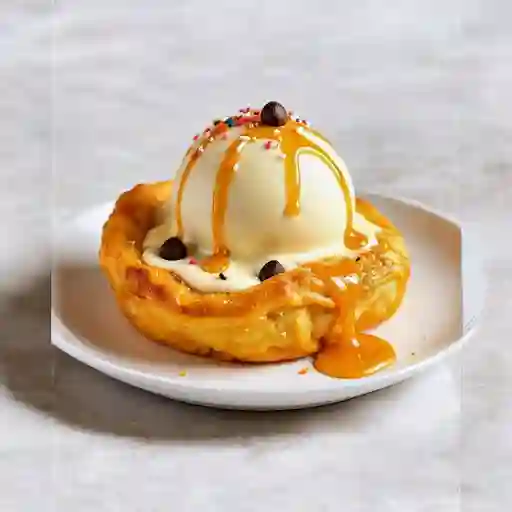 Concha con Helado