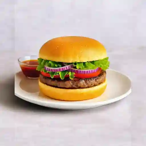 HAMBURGUESA SENCILLA