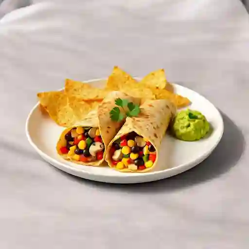 Flautas X2 Vegetarianas