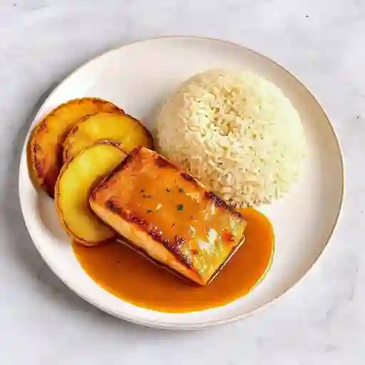 Salmon en Salsa de Coco
