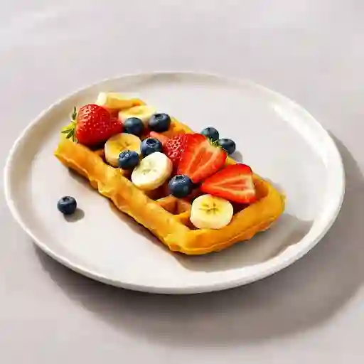 Waffle con Fruta