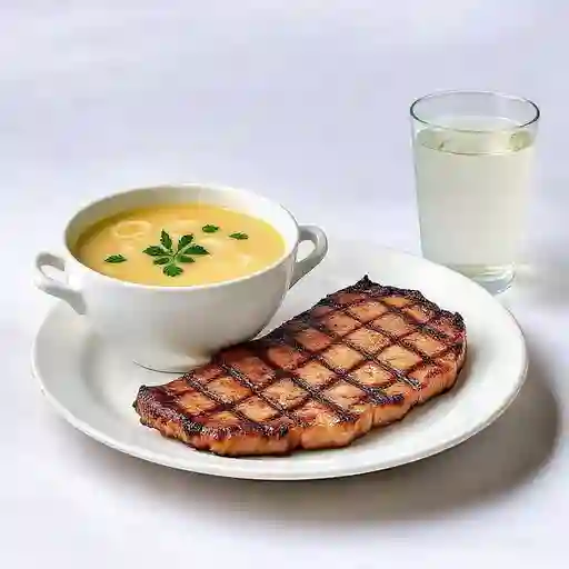 Combo Caldo,bistec y Bebida