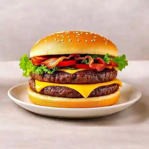 Hamburguesa Libra Entera Doble Carne X2