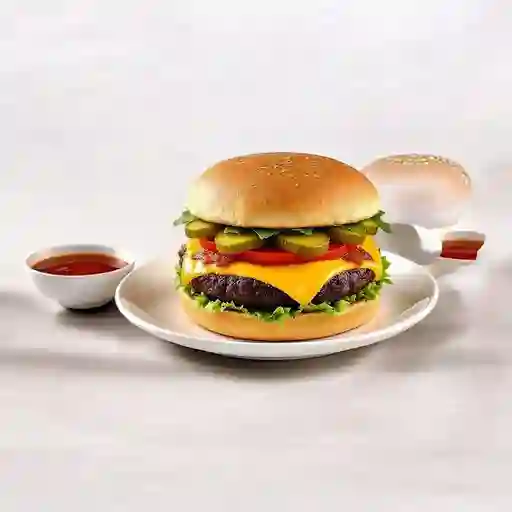 Hamburguesa 1/2 Libra X2