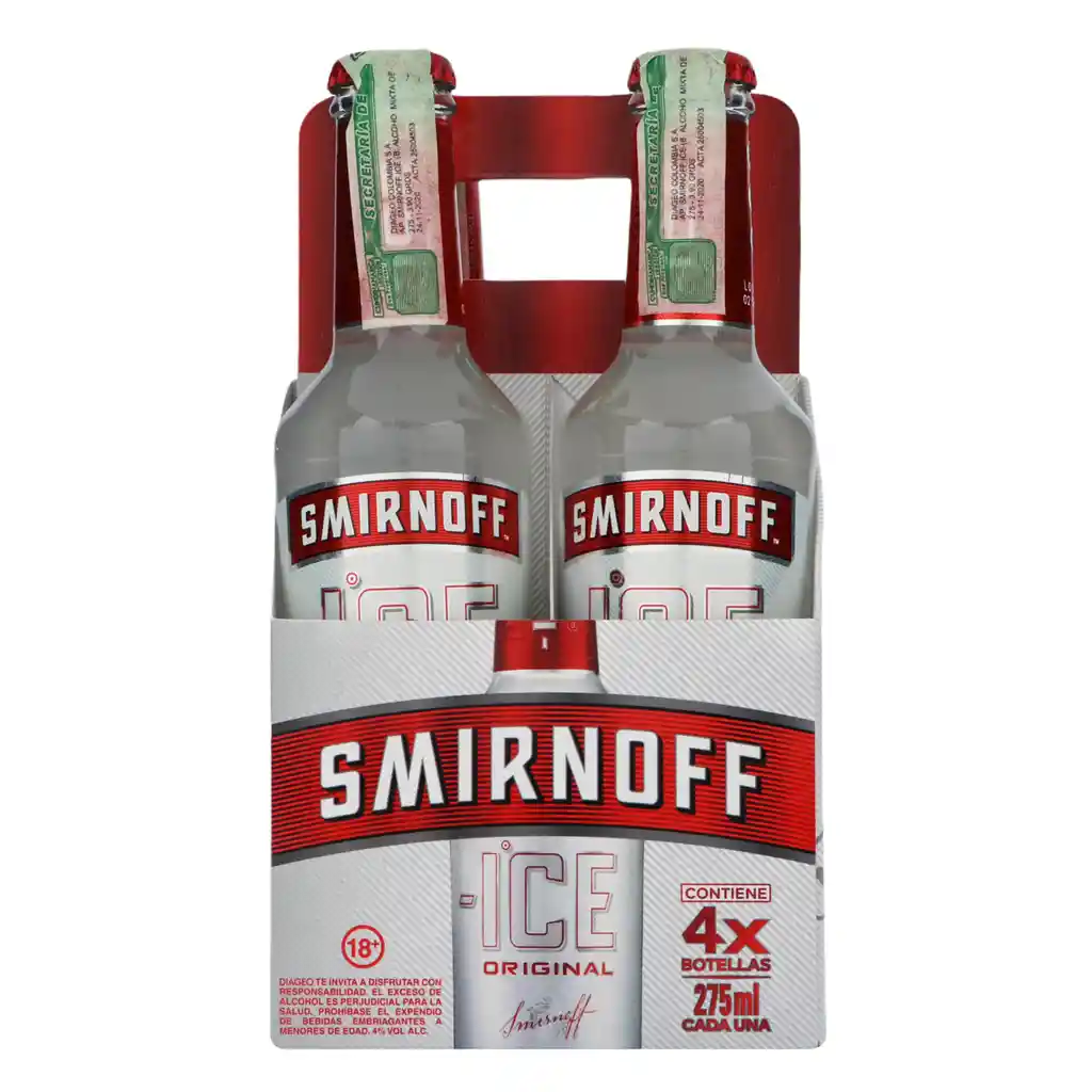 Smirnoff Ice Cóctel con Vodka Sabor Original 
