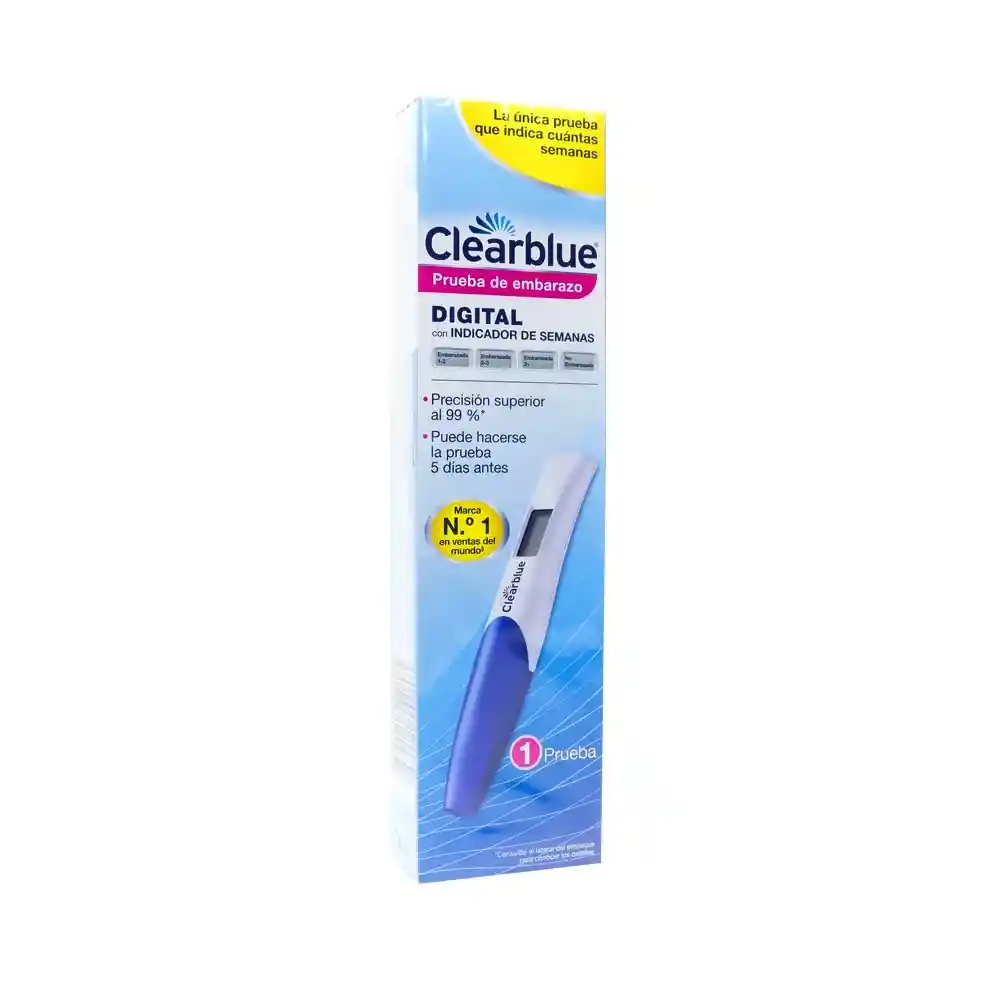 Clearblue Prueba de Embarazo, Indica Cuántas Semanas