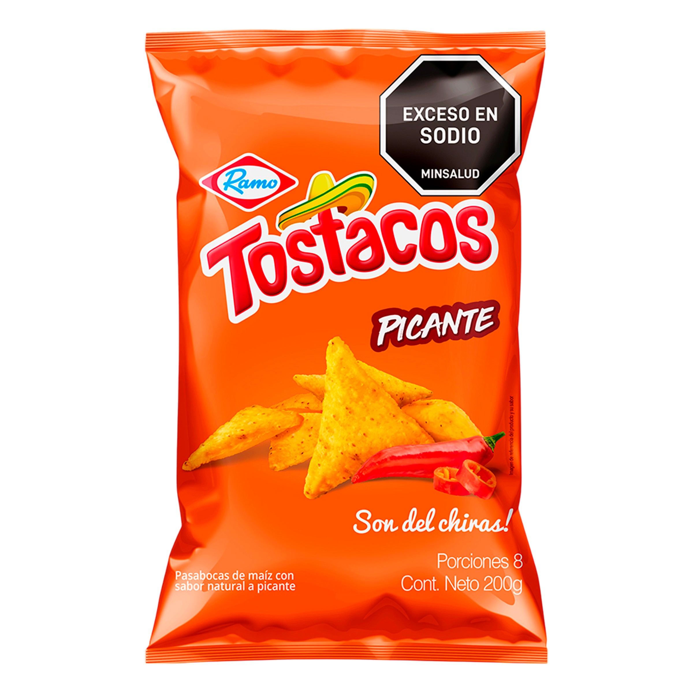Ramo Tostacos Pasaboca Sabor Picante 200g