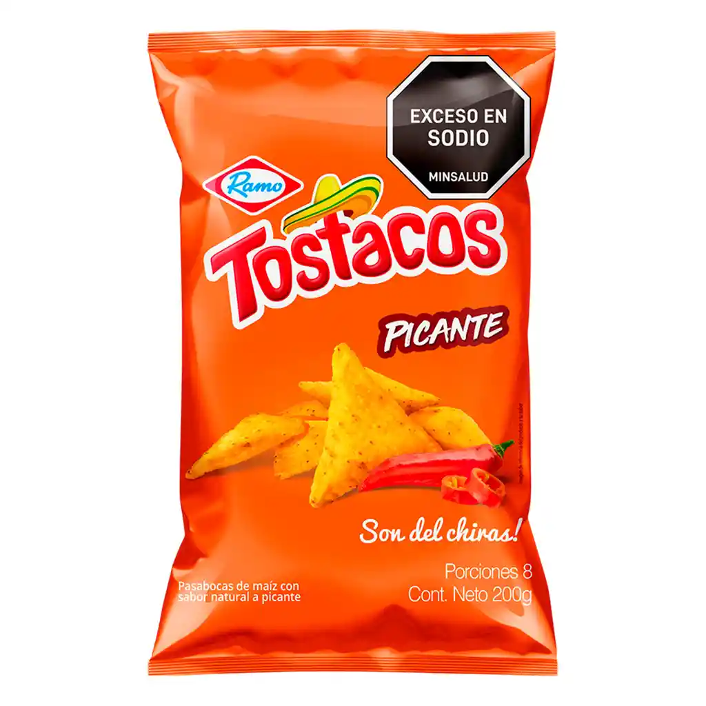 Ramo Tostacos Pasaboca Sabor Picante 200g