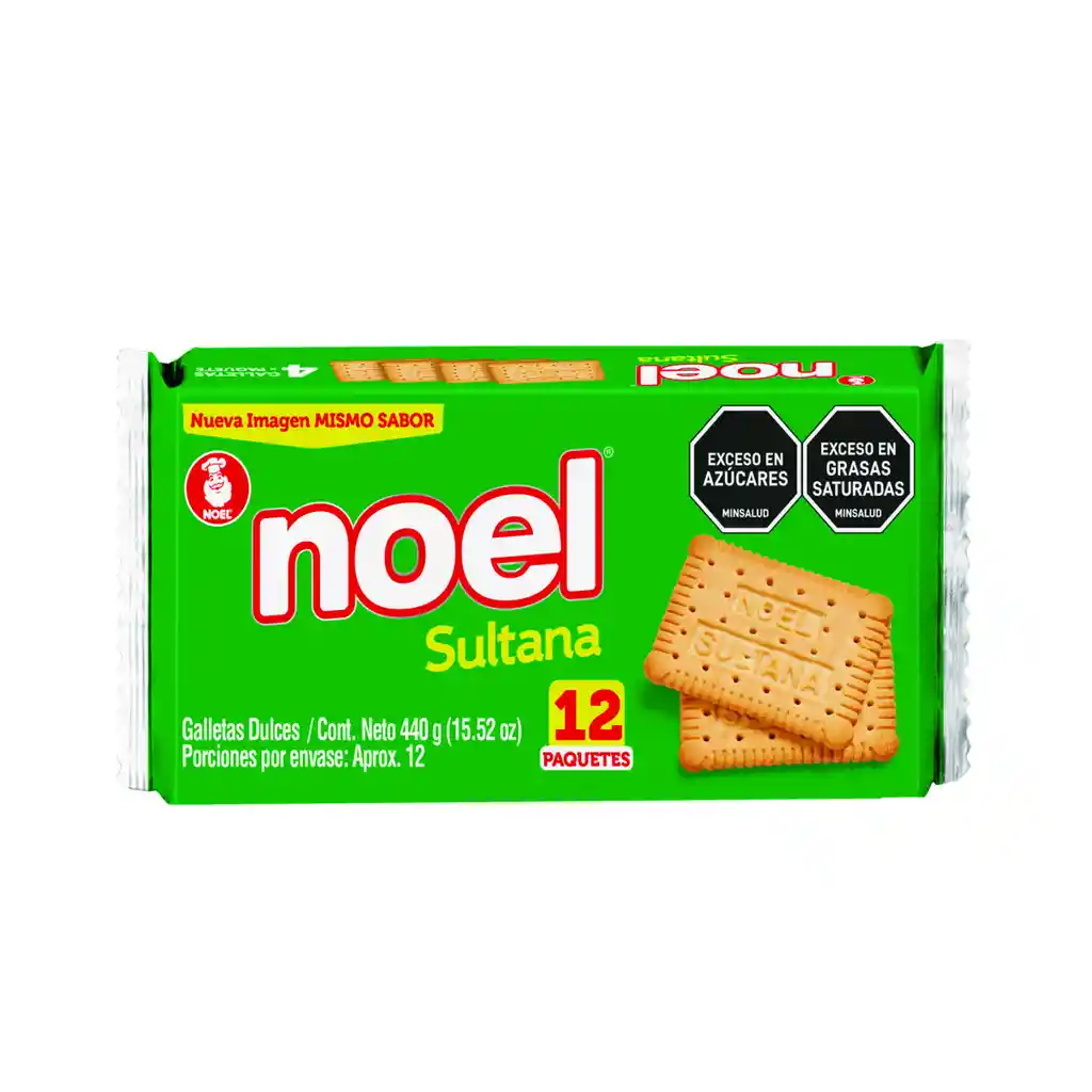 Sultana Galletas Dulces Pack x12 440g