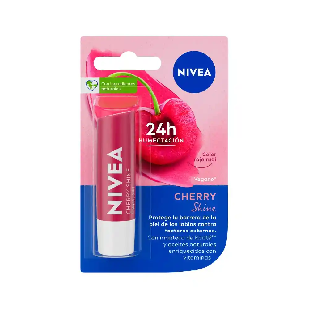 Nivea Protector Labial Humectante Sabor a Cereza