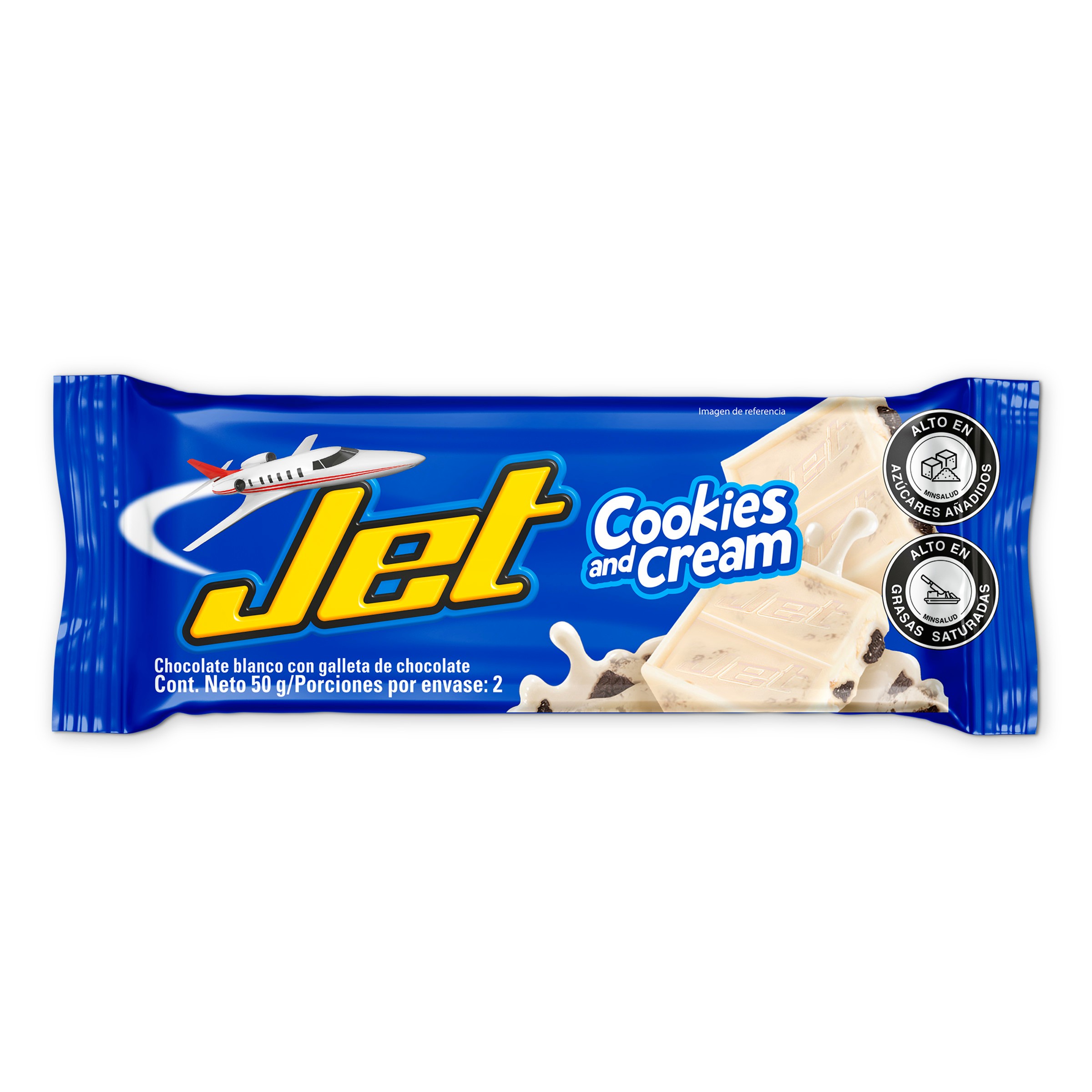 Jet Chocolatina Sabor a Cookies and Cream 50 g
