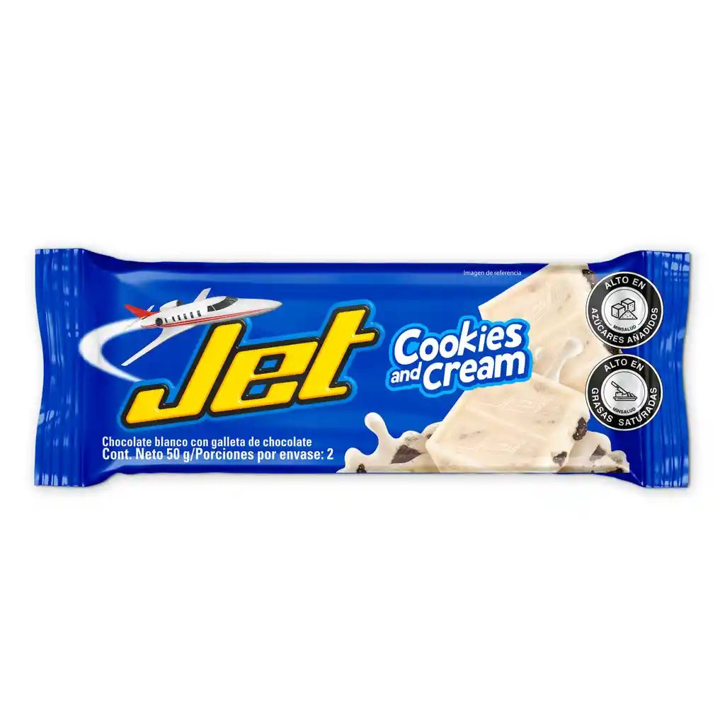 Jet Chocolatina Sabor a Cookies and Cream