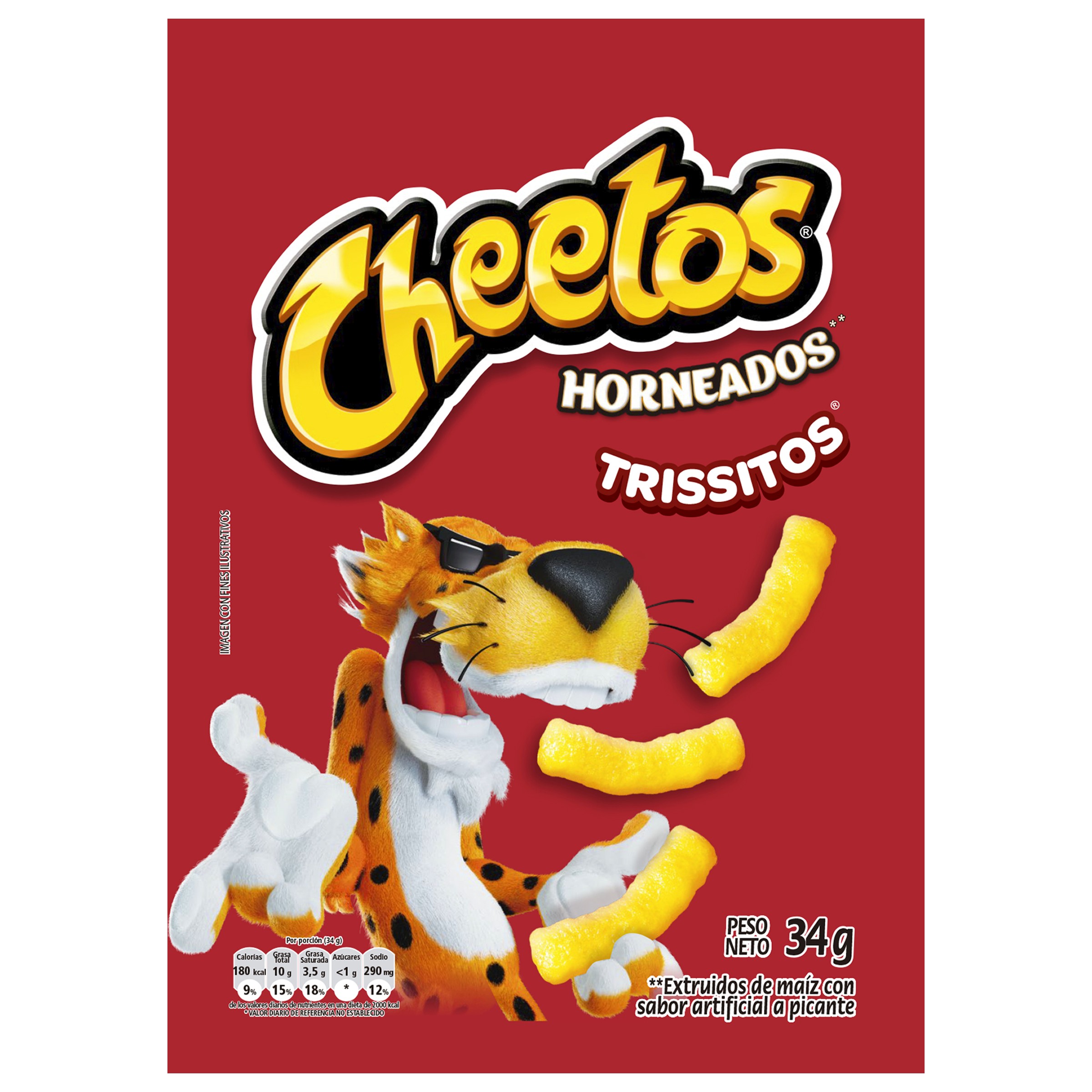 Cheetos Snack Trissitos Picante 34 g