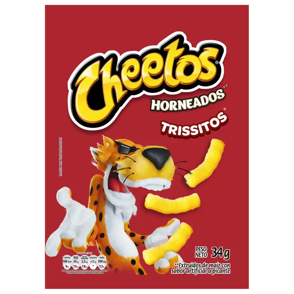 Cheetos Snack Trissitos Picante 34 g