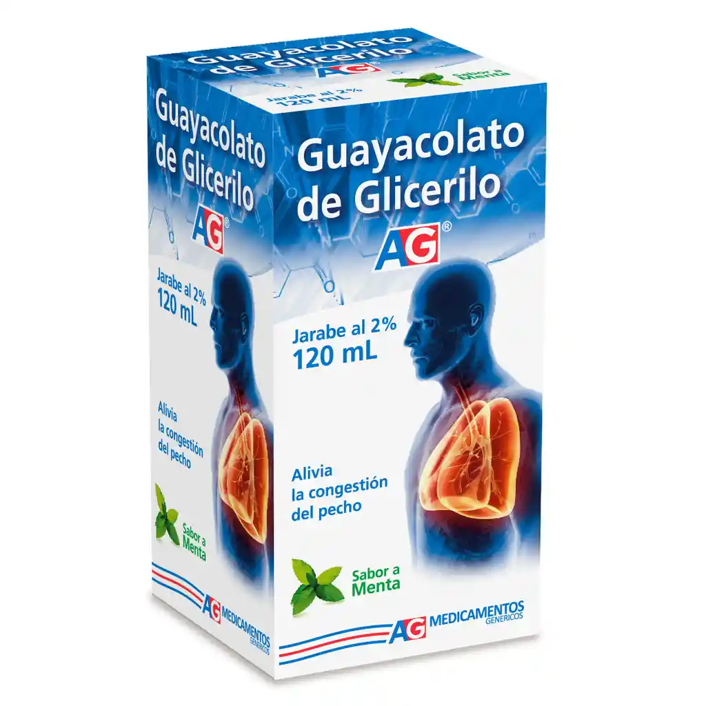 American Generics Jarabe Guayacolato de Glicerilo 2% 120ml